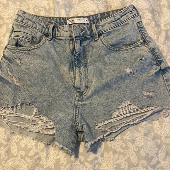 Zara Shorts Zara Jean Shorts Poshmark
